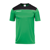 UHLSPORT Funkcionalna majica zelena/črna/bela