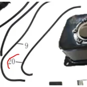 Gumena cev l=820 mm 4040-18-00028 za skuter Motovene New Adviser