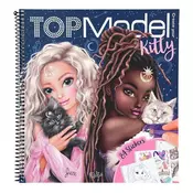 Top Model Pobarvanka | Ustvarite svojo Kitty, Junij + Malia, 84 nalepk