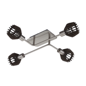 Briloner 2854-042 - Plafonski luster 4xE14/5,5W/230V od kaucukovog drveta
