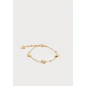 GUESS Zapestnica GOLDEN LOVE zlata