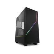 SHARKOON midiATX ohišje z oknom RGB FLOW