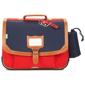 Tanns  ARTHUR CARTABLE 38CM POCHE GOURDE  Modra