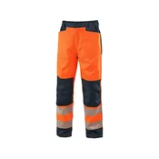 CXS Hlače CXS HALIFAX moške, visoko vidne z mrežastimi deli, oranžno modre
