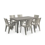 Set vrtnega pohištva Iza 6+1 cappuccino
