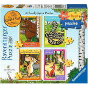 Ravensburger Moja prva sestavljanka: Gruffalo 4v1 (2,3,4,5 kosov)