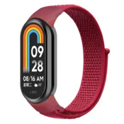Pašček za Xiaomi Mi Band 8 9 10, najlonski, rdeč, močan