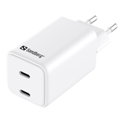 USB auto punjač Sandberg 441-56 Dual USB-C PD 65W