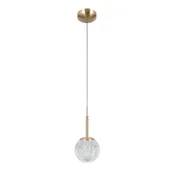 ITALUX PND-40827-1-HBR-CL - Luster na sajli PADRI 1xG9/5W/230V zlatni