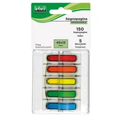 Označevalec strani lebez puščice pvc 45x12mm 1/5 barv intenziven 26003