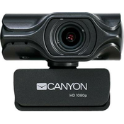 Spletna kamera CANYON CNS-CWC6N, 2K, 2048x1536,QHD 3.2MP, mikrofon, USB, črna