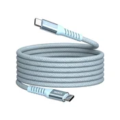 Magnetni kabel Verbatim Sync & Charge - 100 W USB-C na USB-C 120 cm - moder