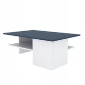Target Home Klub stolic 90x60x33,5 cm za dnevni boravak, grafitno bijela boja