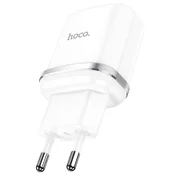 Hoco Pametni kućni punjač adapter N3 18W s 3.0 QC USB utičnicom bijeli