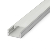 ALU LED profil nadgradni 17x8mm 2m mat