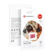 FORCELL microSD kartica 64 GB, razred U3, hitrost 10, Forcell F-Data, rdeča