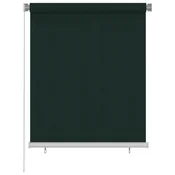 Vanjska roleta za zamracivanje 120 x 140 cm tamnozelena HDPE