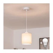 BRILAGI - LED luster na sajli NUBILA 1xE27/60W/230V precnik 14 cm bela/krem