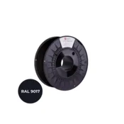 Filament C-TECH PREMIUM LINE, TPU 90A, fleksibilen, transportno črn, RAL9017, 1,75 mm, 1 kg 3DF-P-TPU90A-1.75-90