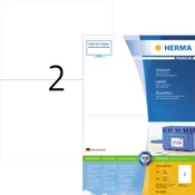 HERMA Labels Premium A4 210x148 mm white paper matt 400 pcs.