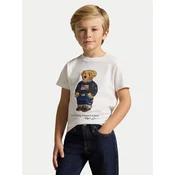Polo Ralph Lauren Majica 322P00508001 Bela Regular Fit