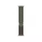 APPLE Watch 49mm Band: Green Alpine Loop - Medium (mqe33zm/a)