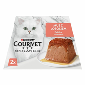 GOURMET Revelations mehka pašteta z lososom in omako 2 x 57 g