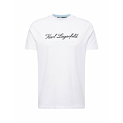 Karl Lagerfeld Majica, svijetloplava / crna / bijela