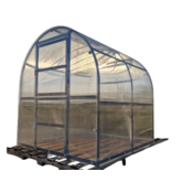 TOP rastlinjak CLASSIC SLIM 200 x 400 cm - obremenitev do 240 kg/m2 + 4mm polikarbonat