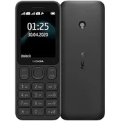 NOKIA mobilni telefon 125, Black