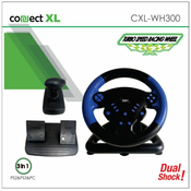 Connect XL Gaming volan 3u1, PS2/PS3/PC, vibracija, pedale – CXL-WH300