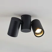Stropna svetilka Arcchio Gesina, 2-svetlobna, črna, aluminij, 17,5 cm - Dnevna soba/jedilnica - Sodobni - Kovina