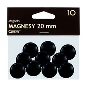 Magneti za ploču GRAND 20 mm crni 10 komada 130-1687