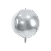 PartyDeco Folija balon, srebrn, 40 cm