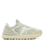 Tommy Jeans Nizke superge TECH RUNNER kremna/svetlo bež/mornarska/bela