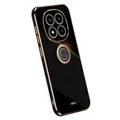 Črn Platinum Ring Ovitek (Xiaomi Redmi Note 14 Pro 4G)