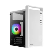 Računalniško ohišje Aerocool PGS CS-109-G-WT-v1 FRGB, Midi Tower, Bela