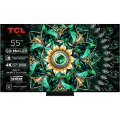 TCL 55Q7C 4K QD-Mini LED HDR PREMIUM TV z Google TV 139 cm (55)