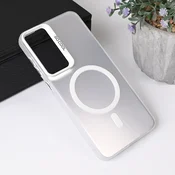 Maska za Samsung Galaxy S25 Plus Magsafe Clear srebrna