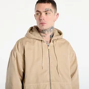 Jakna adidas Equipment Drill Padded Hoodie Stone Khaki L