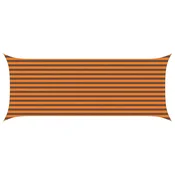 Vidaxl Sončno platno Oranžna in Rjava 2 x 5 m 100% poliester Oxford