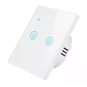 Gembird ZIGBEE-SMART-2 GANG-RSH-SP002-EU 2 gang wireless remote glass touch tuya ZigBee HomeKit
