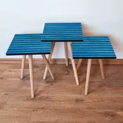 Hanah Home Set klub stocica 3Shp168, 3 komada, Šarena