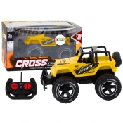 slomart Terenski avtomobil LEAN TOYS na daljinsko vodenje RC 1:18, rumen