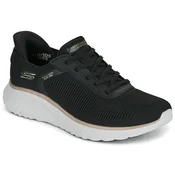 Skechers BOBS SQUAD CHAOS CURRENT MUSE SLIP-INS Črna