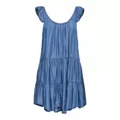 ONLY Obleka ONLPEMA moder denim