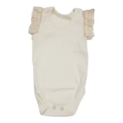 BUNNY BOO Atlet bodi za bebe, Krem