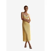 My fashion Obleka limonino-rumena