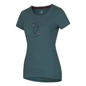 OCÚN Raglan T ženska majica s kratkimi rokavi, petrol mediterranea queen (S)