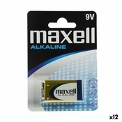 Alkalna Baterija Maxell 9 V 6LR61 (12 kom.)